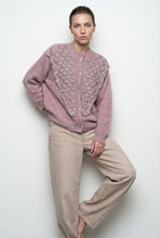 Load image into Gallery viewer, PINK ÉTOILE LACE CARDIGAN