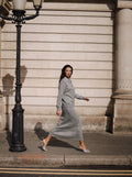 Estelle crystal-embellished set in Grey
