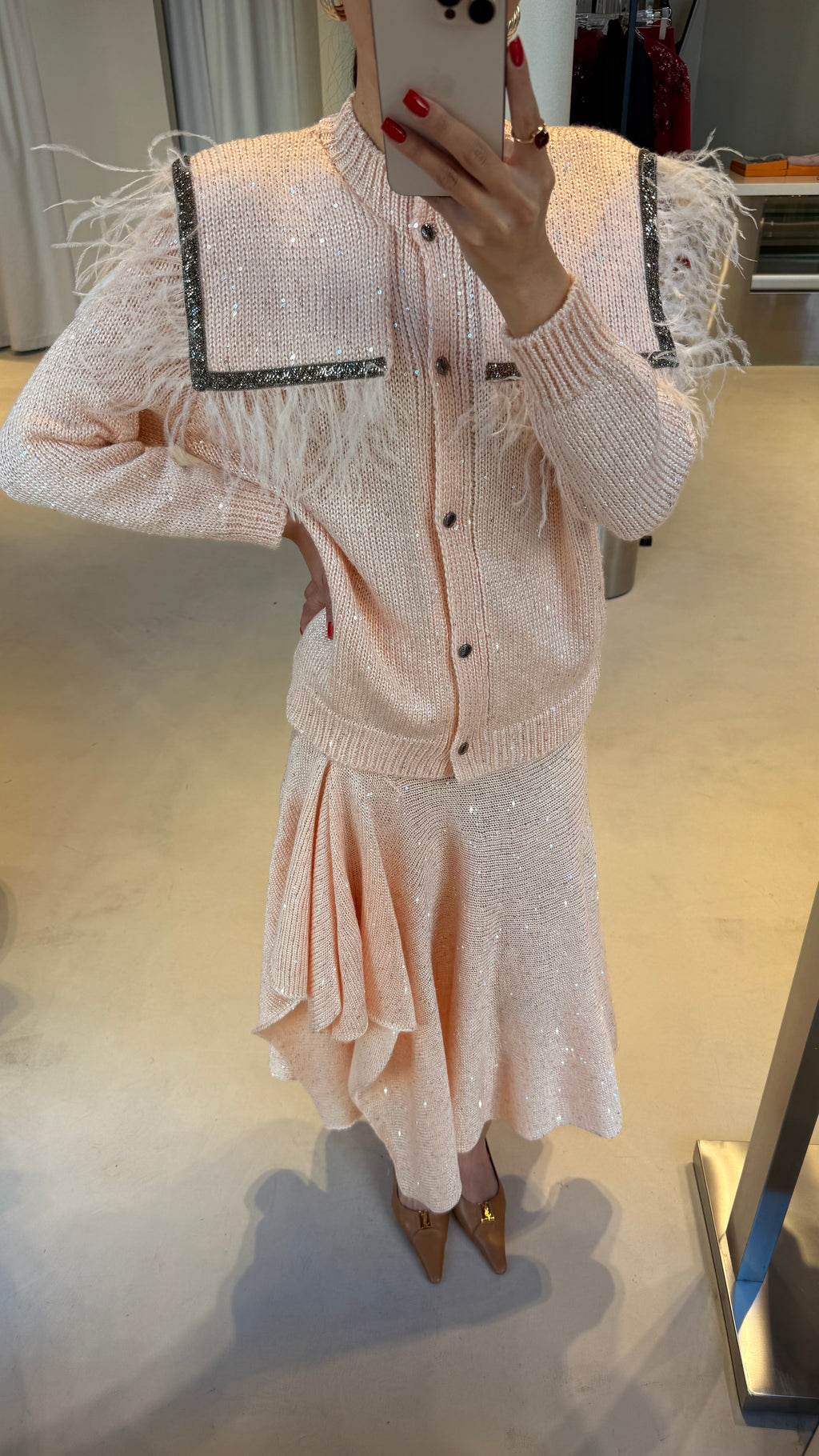 L’Éclat set in pale pink