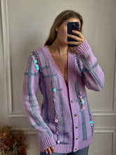 Load image into Gallery viewer, Embellished lines cardigan
