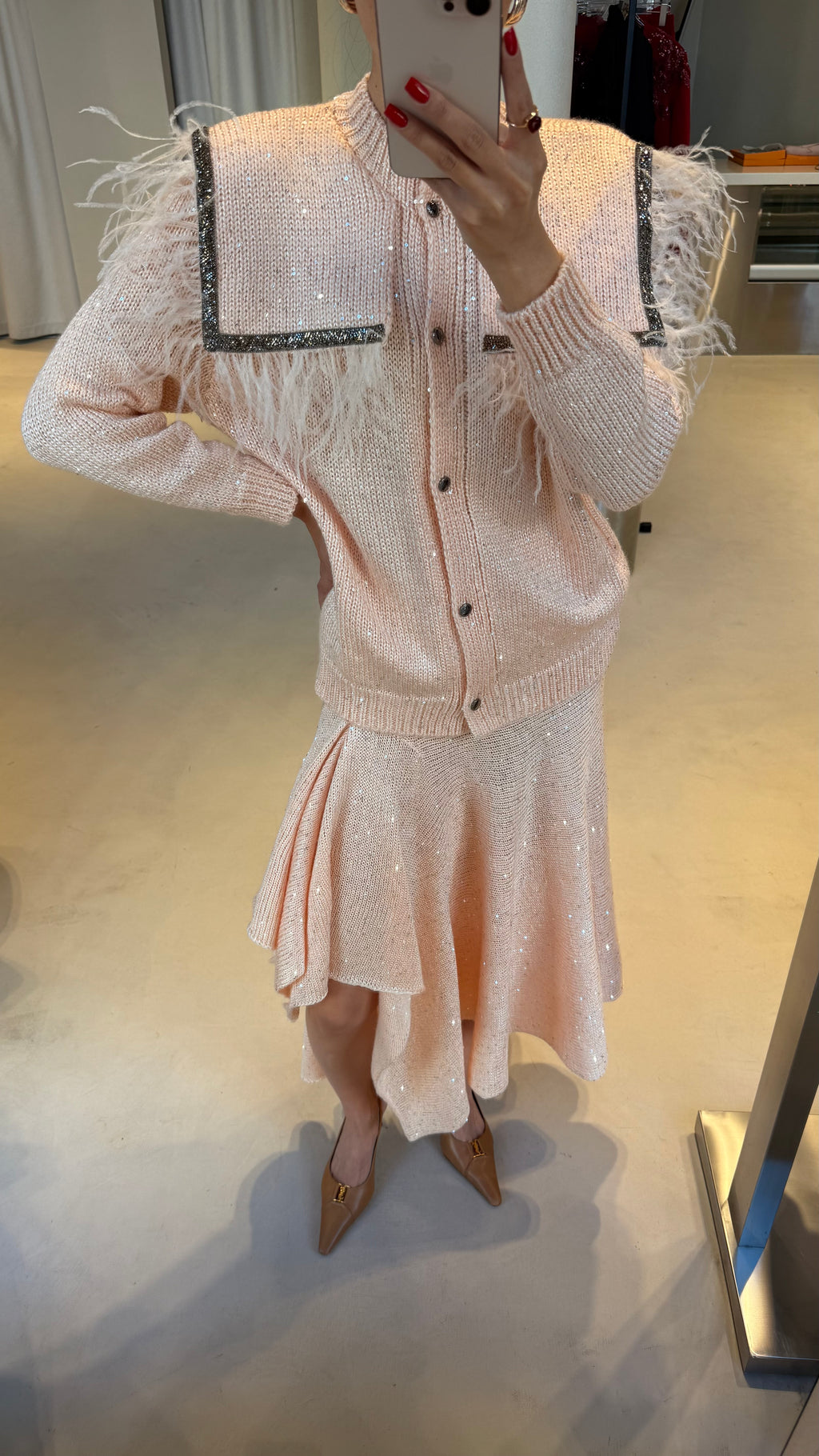 L’Éclat set in pale pink