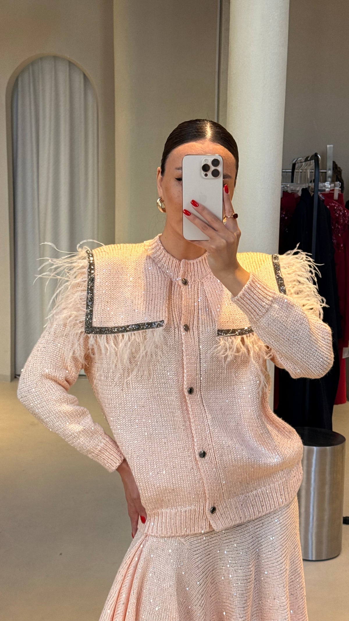 L’Éclat set in pale pink