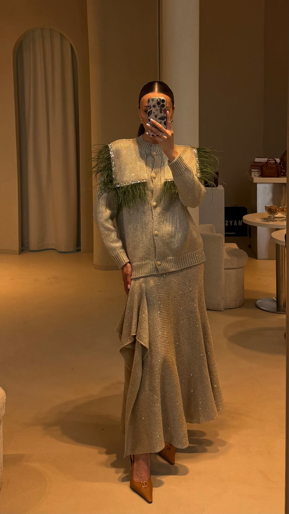 L’Éclat set in beige
