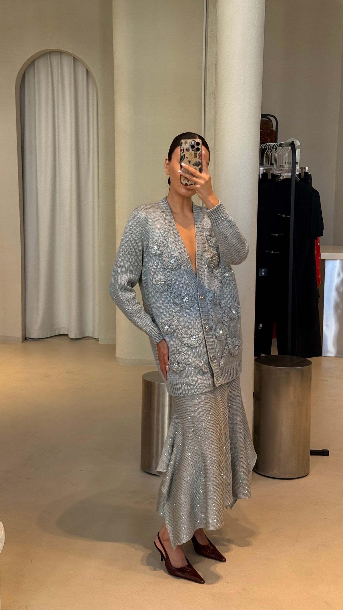 Chinoise set in silver
