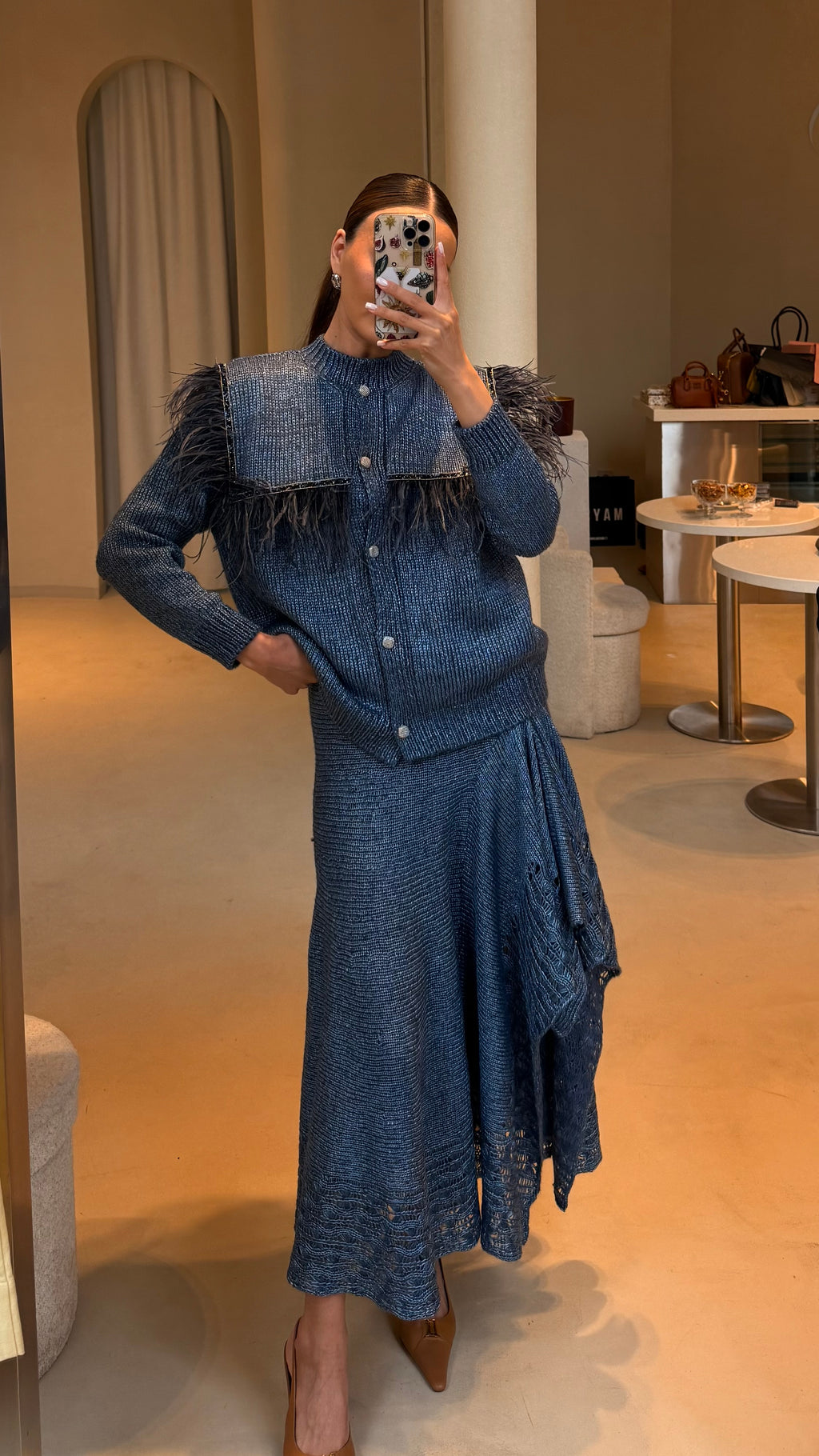L’Eclat dark jeans set
