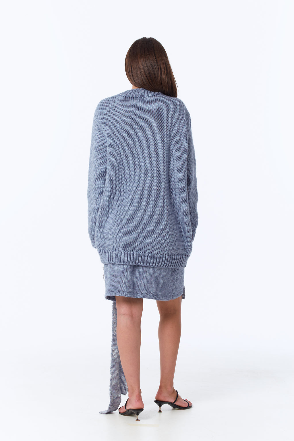 LA FLEUR light jeans cardigan