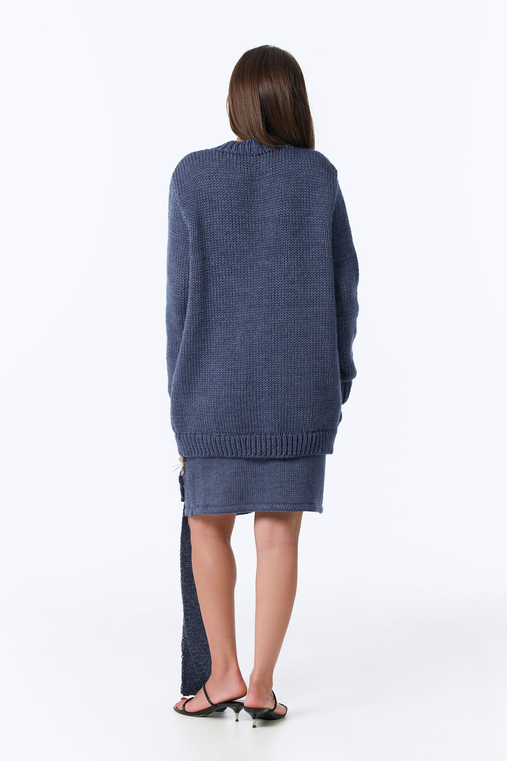 LA FLEUR dark jeans cardigan