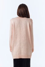 Load image into Gallery viewer, Peach Braid cardigan
