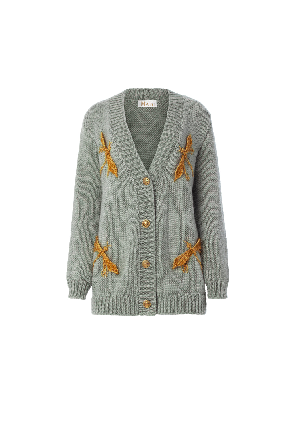 Pistaccio dragonfly cardigan