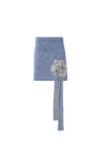 Load image into Gallery viewer, LA FLEUR light jeans skirt
