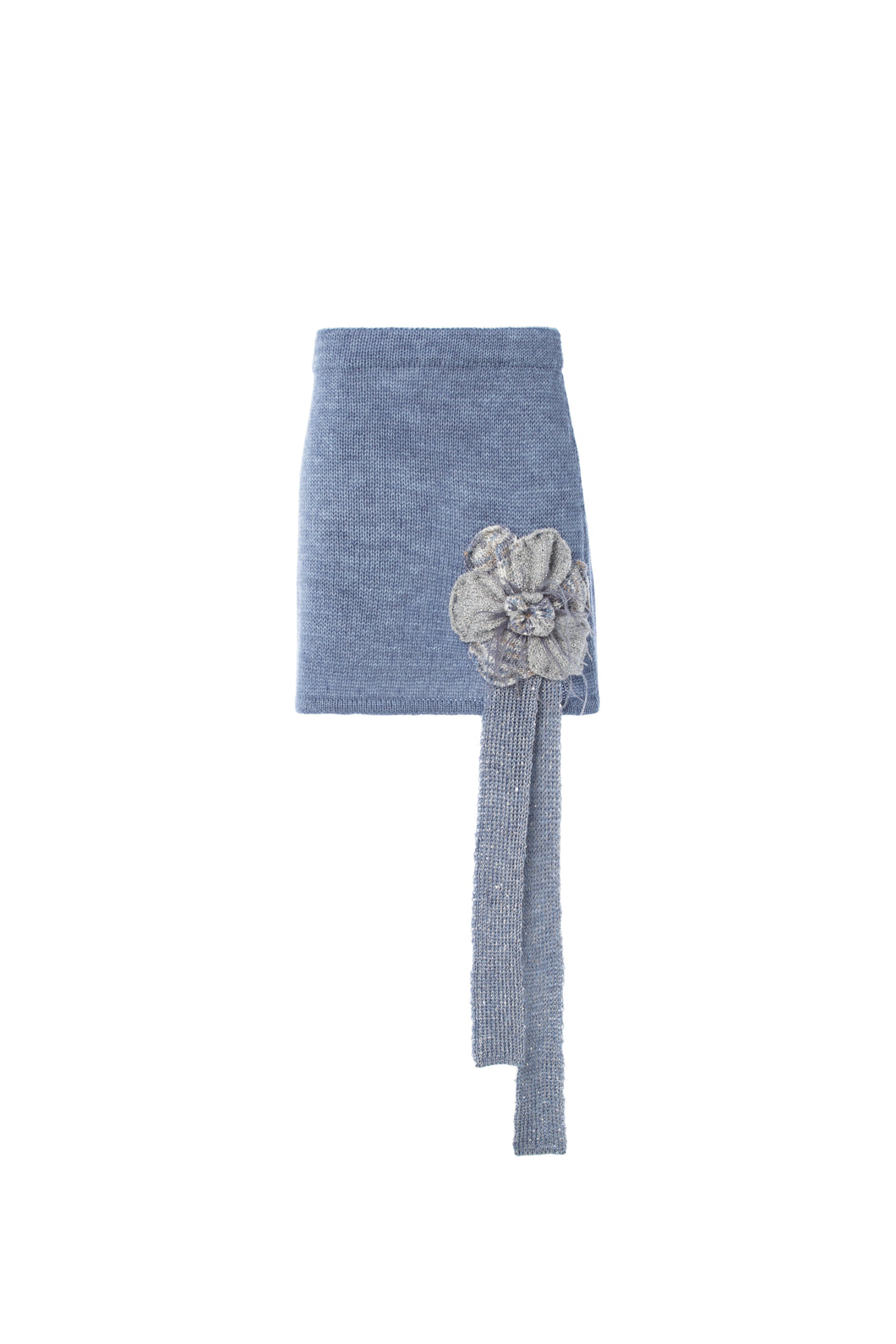 LA FLEUR light jeans skirt
