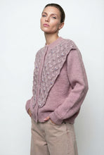 Load image into Gallery viewer, PINK ÉTOILE LACE CARDIGAN

